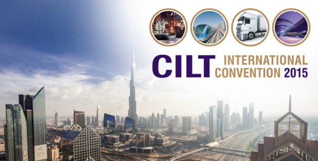 CILT Interntaion Convention 2015 in Duabi with an illustration of Dubai