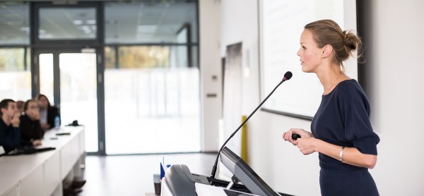 CILT Training provider women speaking at an event