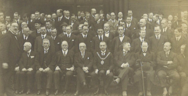 A photo of the organising committee Manchester 1925