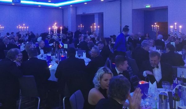 Wide shot of guests at tables during CILT Ireland's centenary celebrations