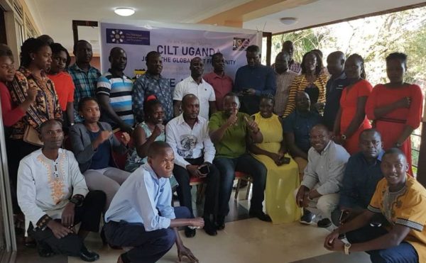 Members of CILT Uganda celebrating together