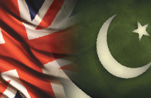 UK and Pakistan Flags