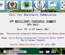 Image for 3rd Resilient Tanzania Summit: Call for Abstracts
