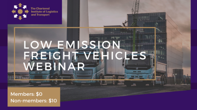 Image for Low Emission Freight Vehicles Webinar