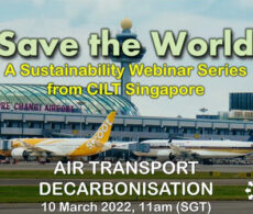 Image for Save the world webinar: Air transport decarbonisation